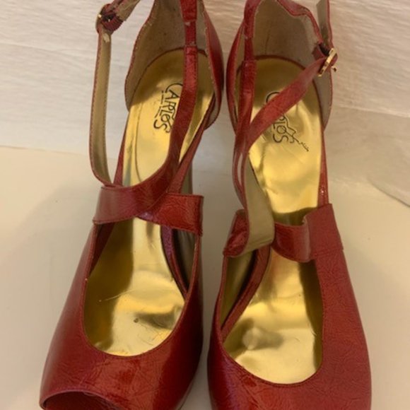 Carlos Santana Red Believe 2 Stiletto - Picture 1 of 6